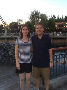 13 months later at that same spot in Disneyland.