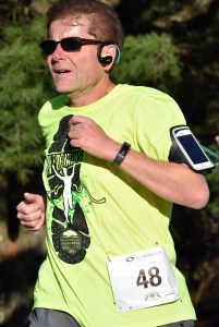 Wearing my Oklahoma City Memorial shirt at the Kingston Marathon, on the 20th anniversary of the Oklahoma City terrorist attack.